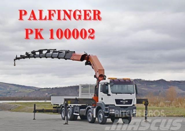 MAN TGS 35.400 * PK 100002 + FUNK * 8x4 * TOP Kranwagen