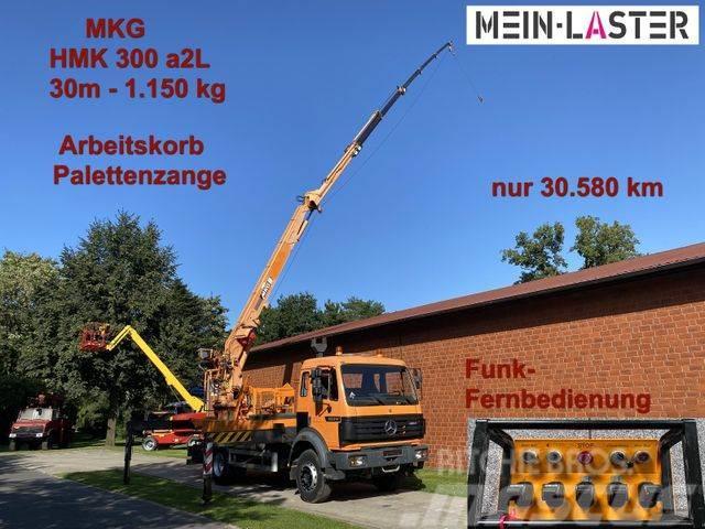 Mercedes-Benz 1824 MKG 300 30m 1.150 kg Funk Korb nur 30.584km Kranwagen