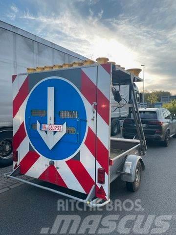  Mersch AT15 EAL Verkehrsleitanhänger Warntafel Other trailers
