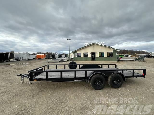 Delco 77x18' Tandem Pipe Top With Straight Deck an Andere Anhänger