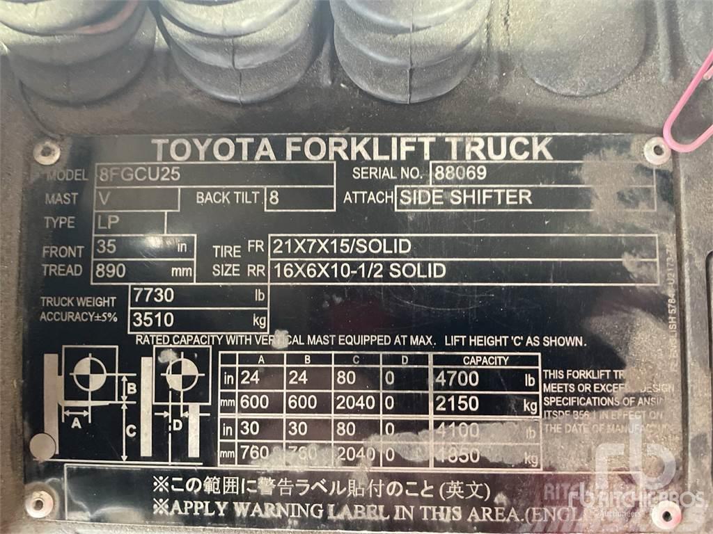 Toyota 8FGCU25 Diesel Stapler