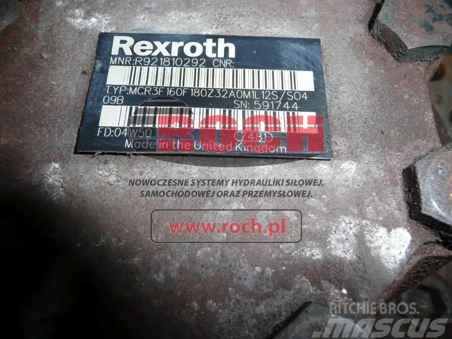 Rexroth MCR3F160F180Z32A0M1L12S/S0409B Motoren