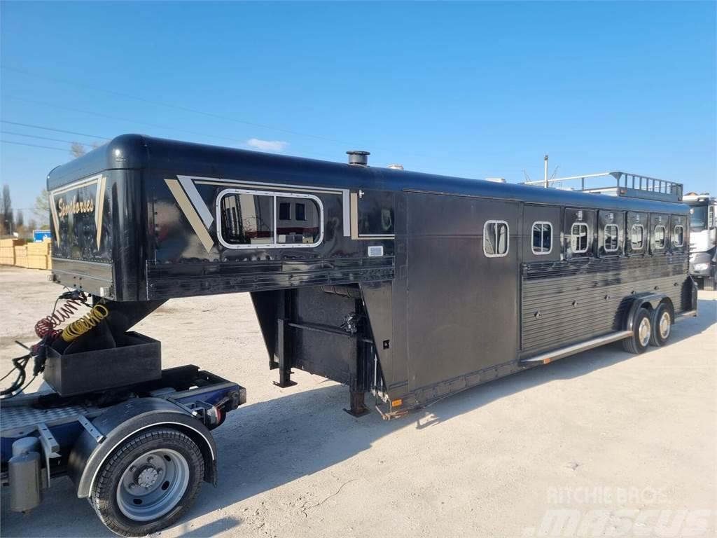  HR Trailer - Horse transporter BE trailer - 5 hors Viehtransportauflieger