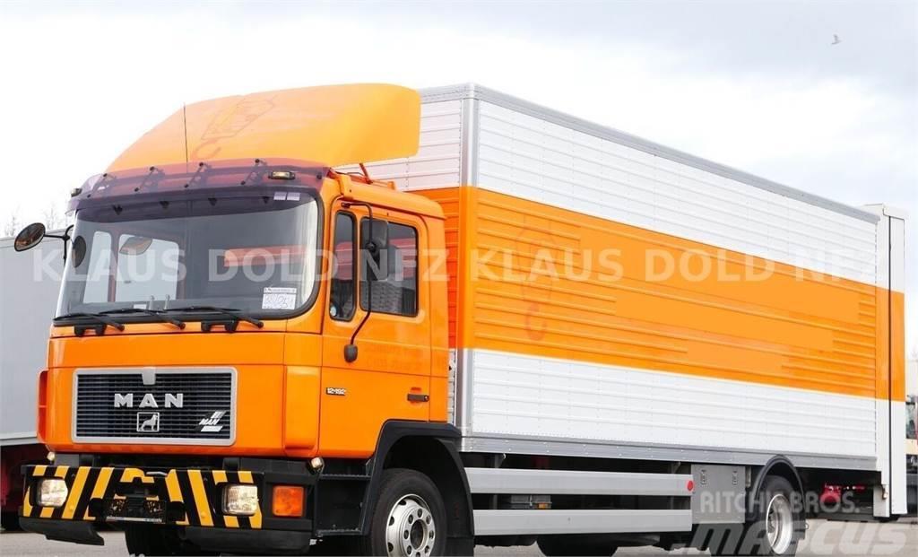 MAN 12.192 Koffer + tail lift Box body trucks