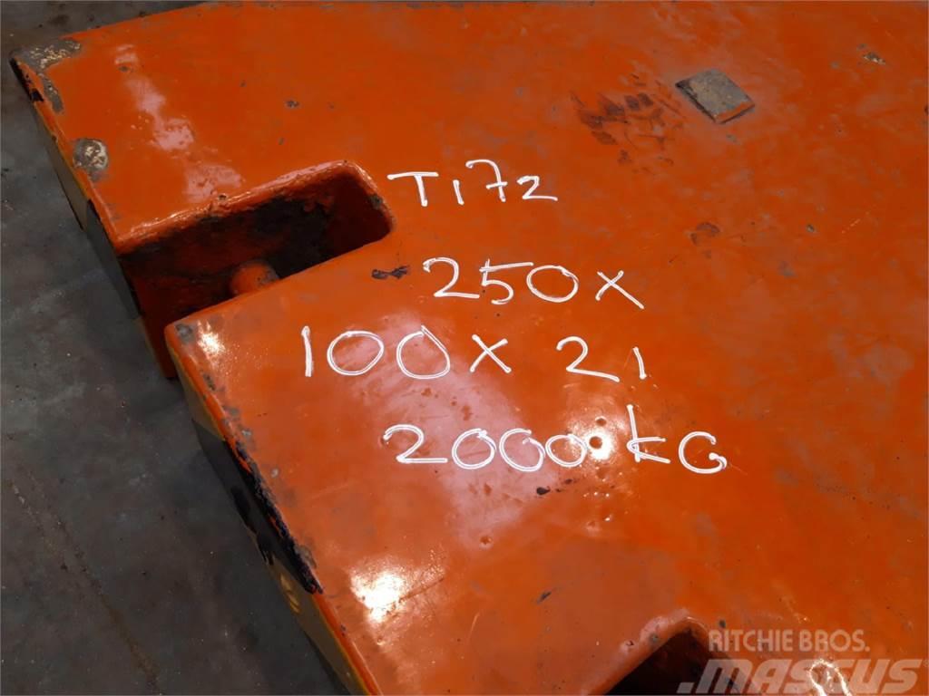 Terex Demag Demag AC 155 counterweight 2,0 ton Kran-Teile und Zubehör