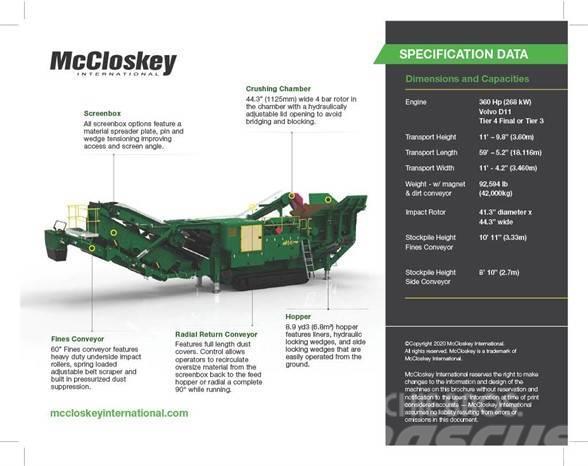 McCloskey I44V3 Pulverisierer