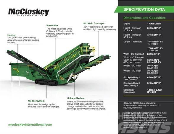 McCloskey S190 2DT Sieb- und Brechanlagen