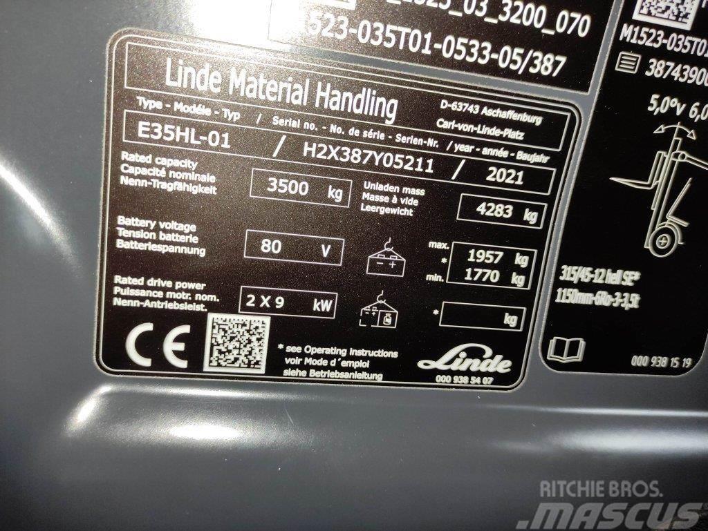 Linde E35HL-01-387 *Batterie NEU* Elektro Stapler