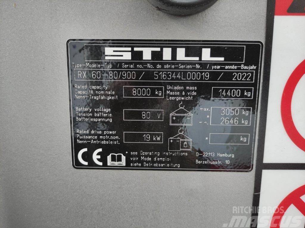 Still RX60-80/900 Elektro Stapler