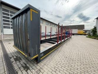 Container Plattform 40" für Rundholz Rohre St