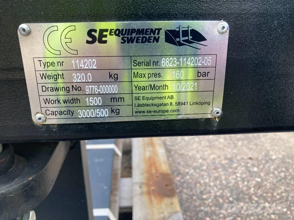 SE Equipment Hydrauliska Gafflar DEMO Frontladerzubehör