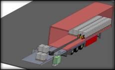  Telescope loader/ unloader for container