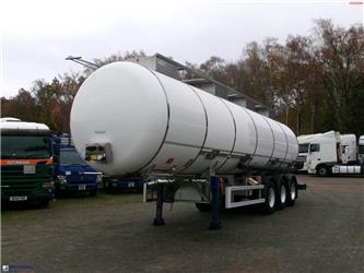  Parcisa Chemical tank inox L4BH 34.3 m3 / 4 comp /