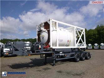  HTS 3-axle container trailer (sliding, tipping) +
