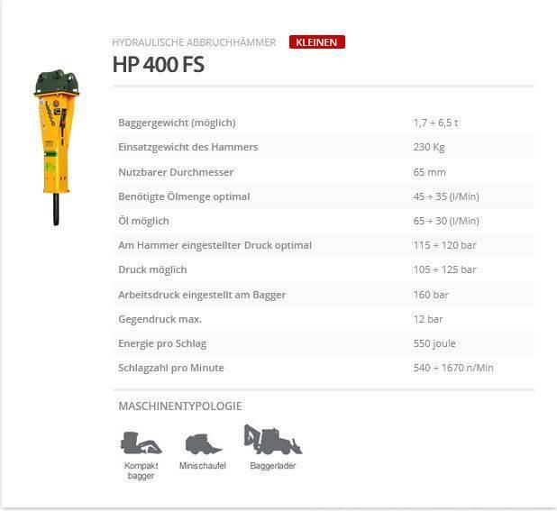 Indeco HP 400 FS Hammer / Brecher