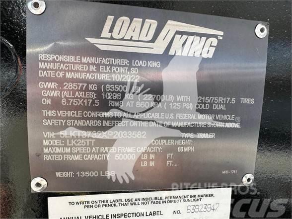 Load King LK25TT TILT DECK TRAILER, 50K CAPACITY, SPRING RID Tieflader-Auflieger