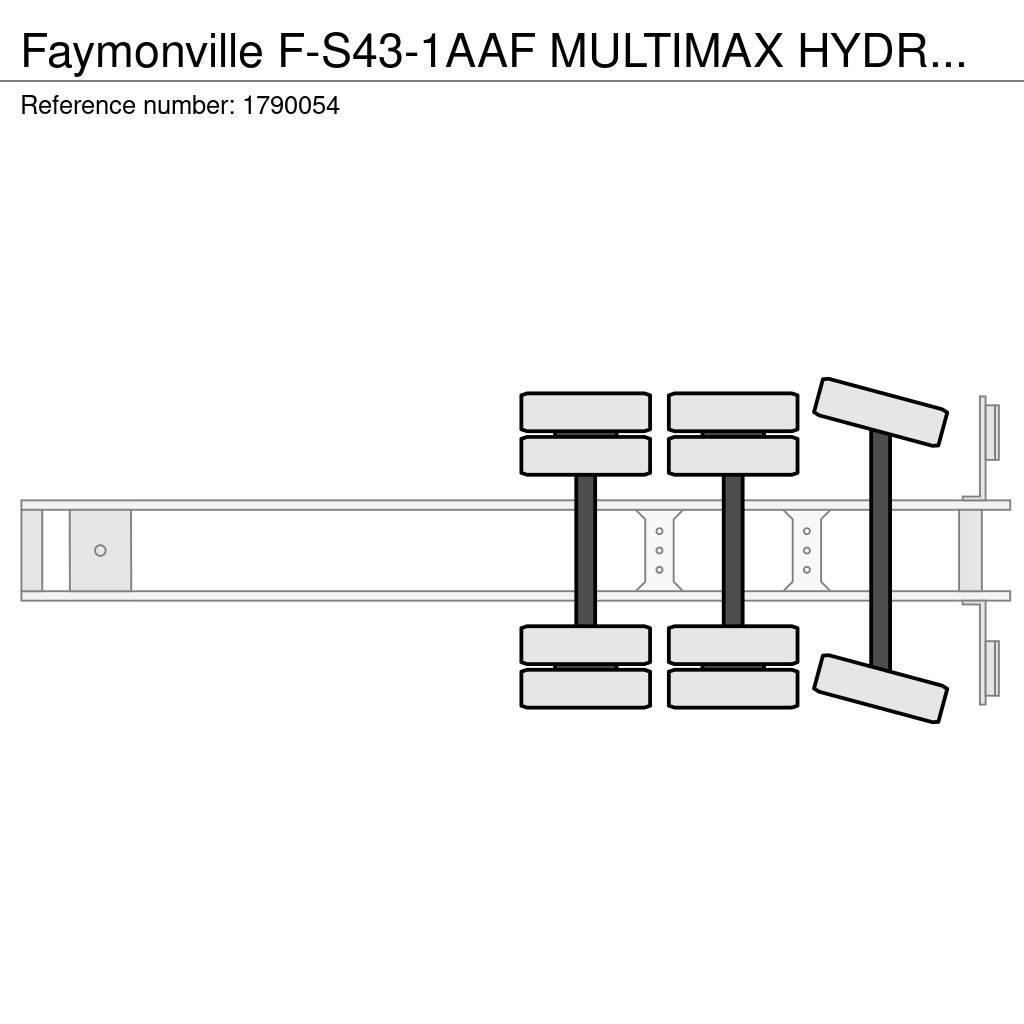 Faymonville F-S43-1AAF MULTIMAX HYDRAULIC ADJUSTABLE BED SEMI Tieflader-Auflieger