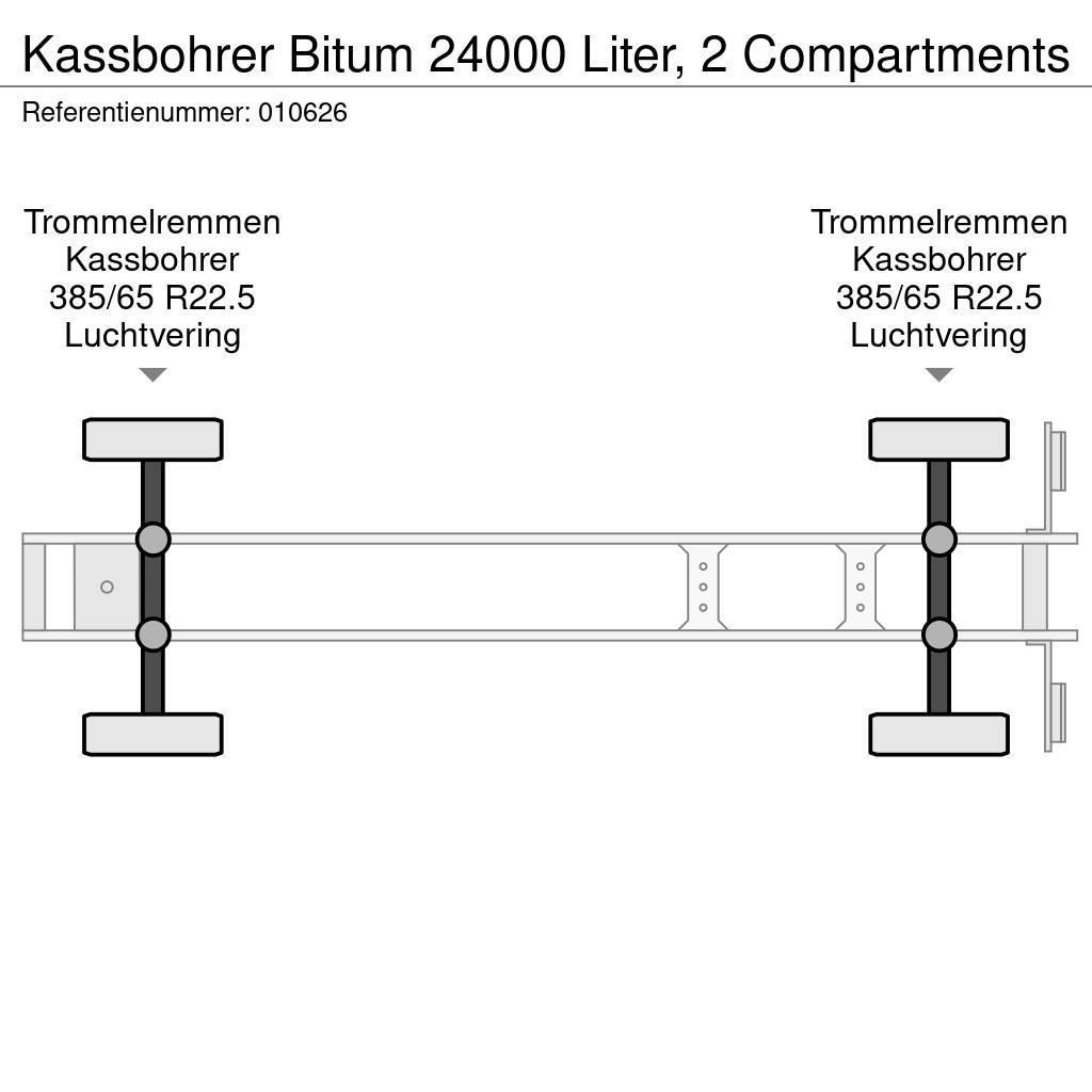 Kässbohrer Bitum 24000 Liter, 2 Compartments Tankauflieger