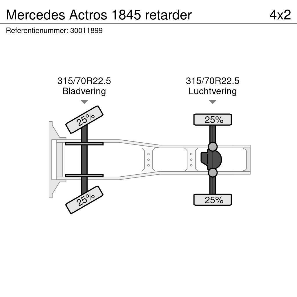 Mercedes-Benz Actros 1845 retarder Sattelzugmaschinen