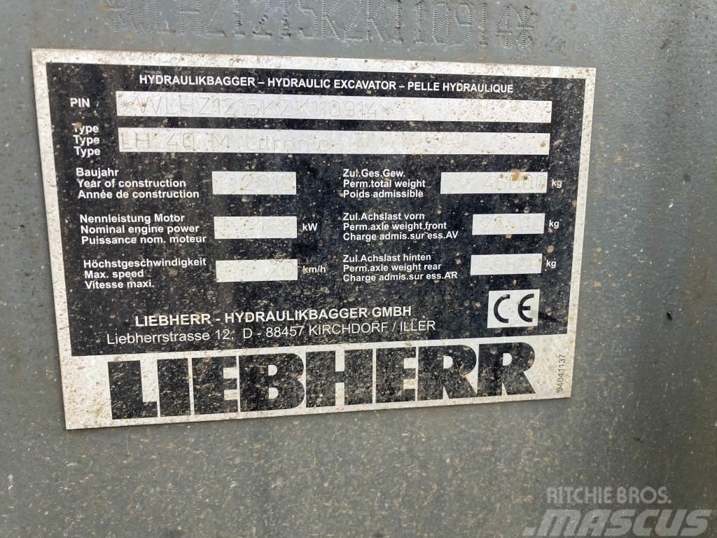 Liebherr LH 40 M Industry Litronic Materialumschlag
