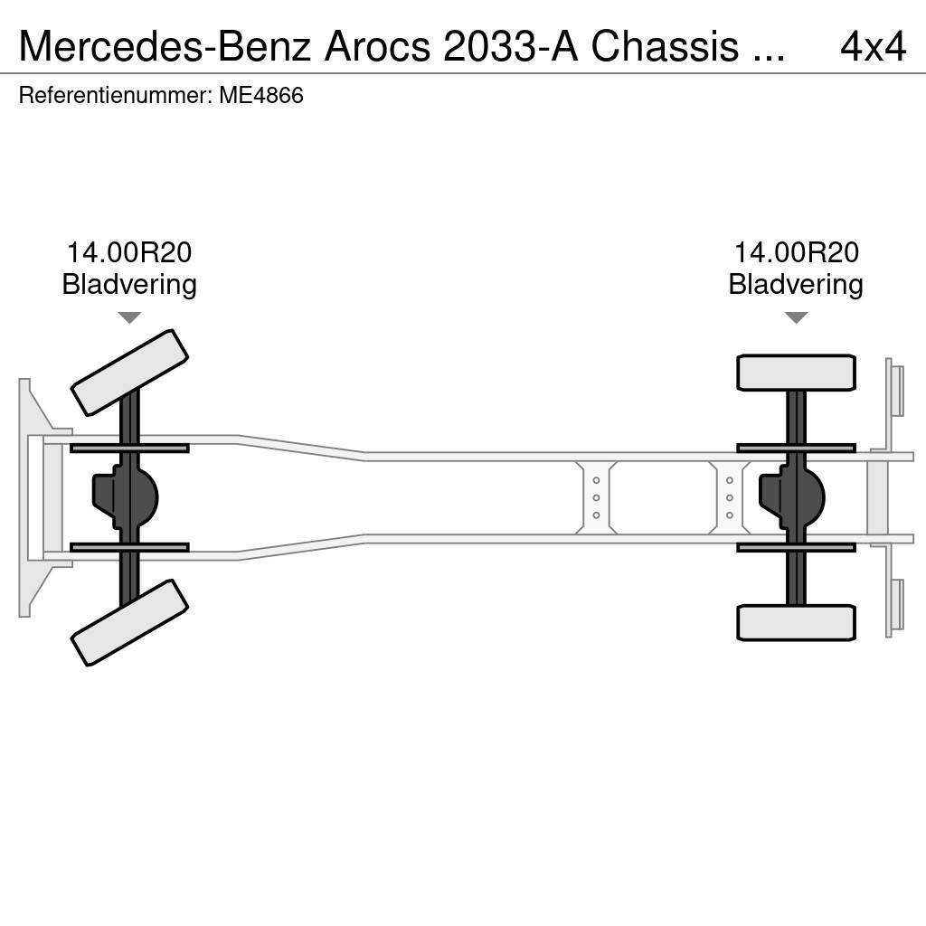 Mercedes-Benz Arocs 2033-A Chassis Cabin (2 units) Wechselfahrgestell