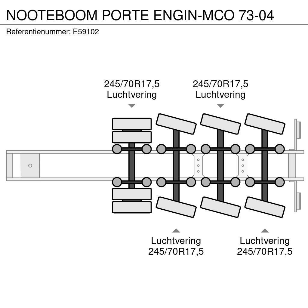 Nooteboom PORTE ENGIN-MCO 73-04 Tieflader-Auflieger