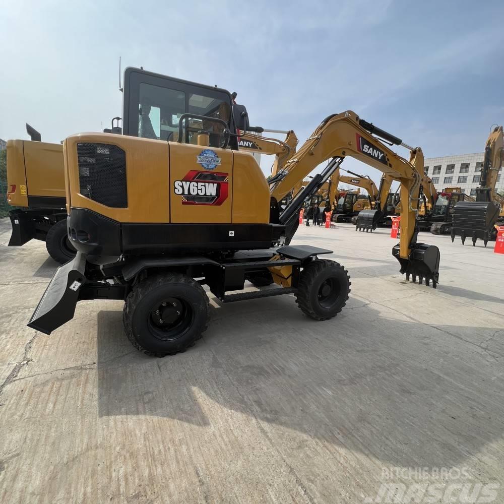 Sany SY 65 W Wheeled Excavator Mobilbagger