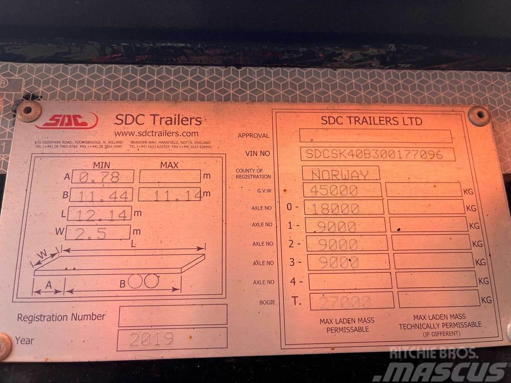 SDC TRAILERS Semitrailer Containerauflieger