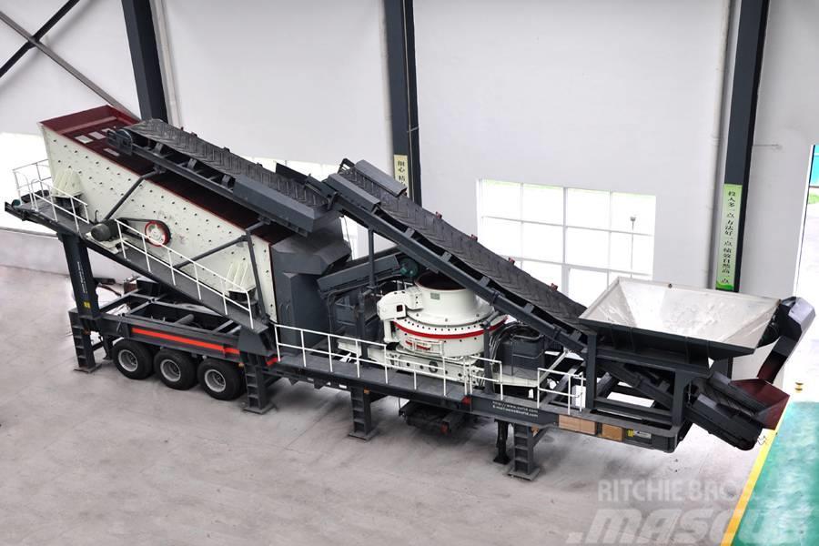Liming 250tph VSI shaping and screening plant for sand Zuschlagsanlagen