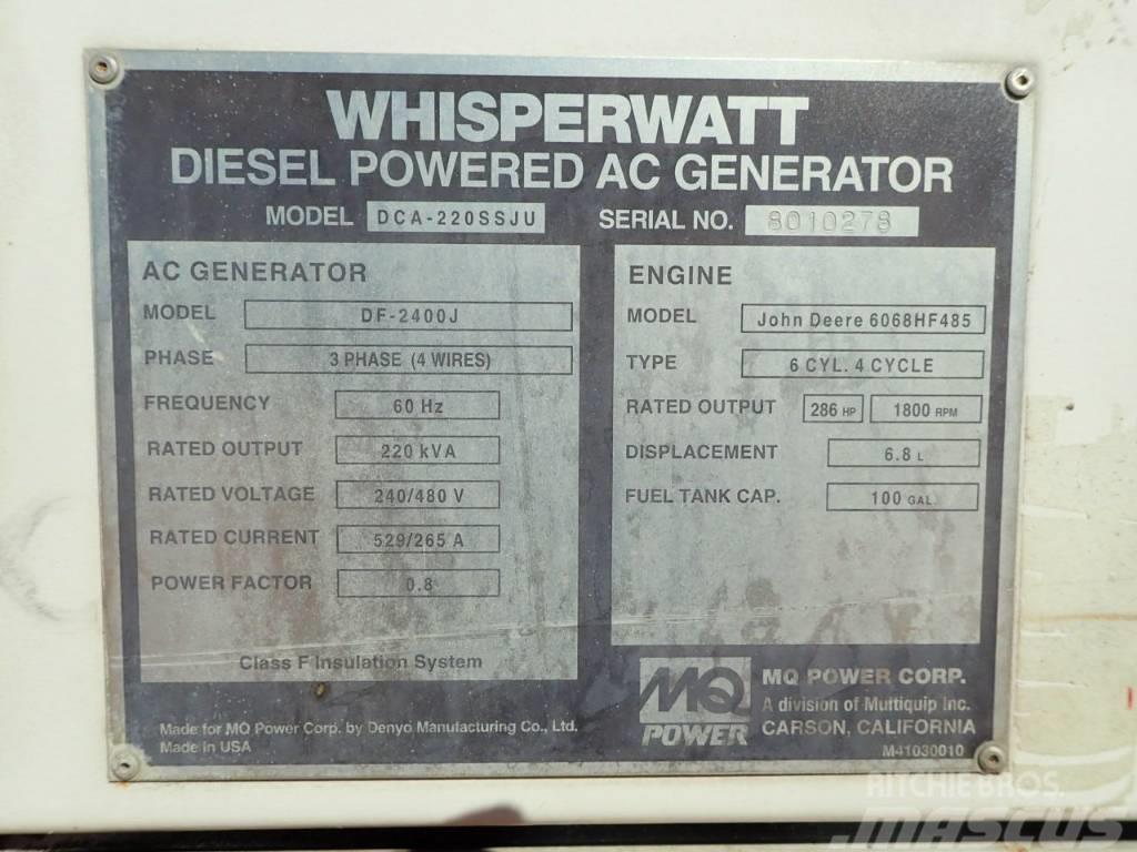 MultiQuip DCA220SSJU Diesel Generatoren