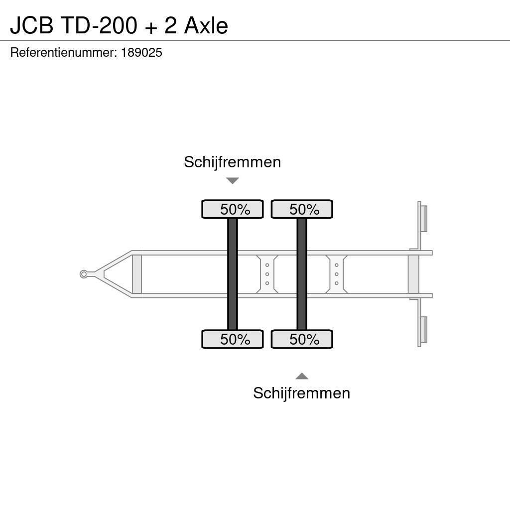 JCB TD-200 + 2 Axle Curtainsideranhänger