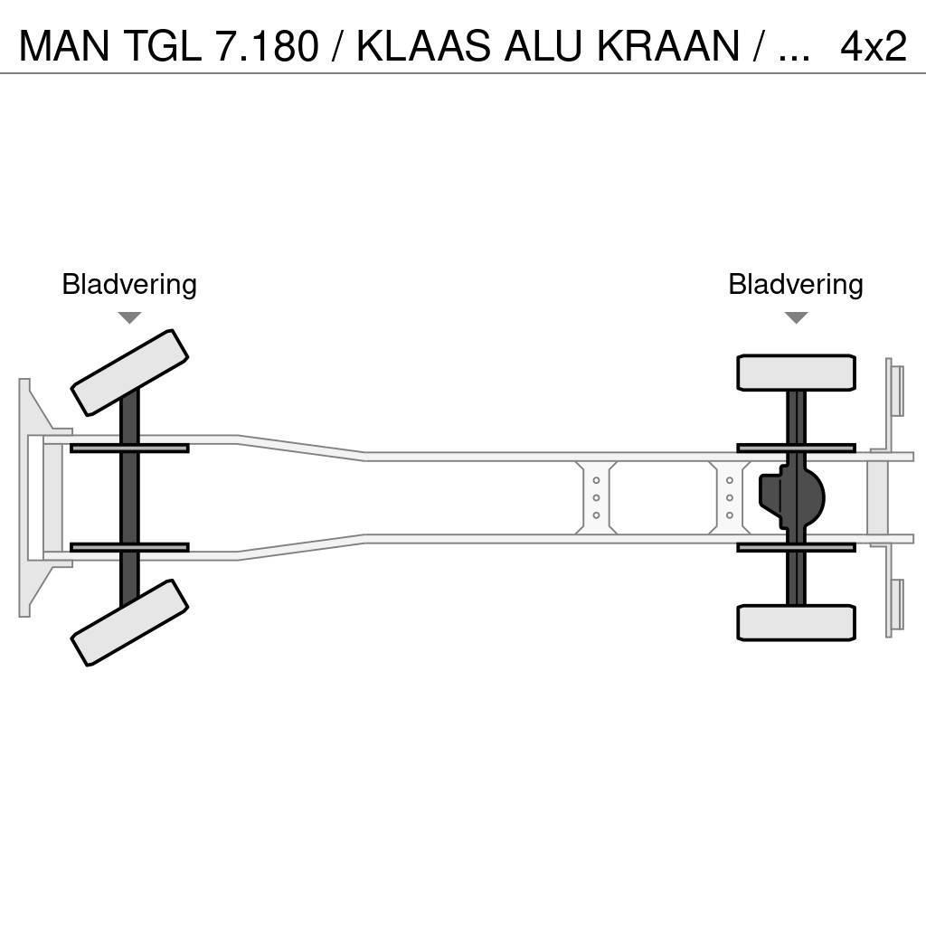 MAN TGL 7.180 / KLAAS ALU KRAAN / LOW KM / HOLLAND TRU All-Terrain-Krane