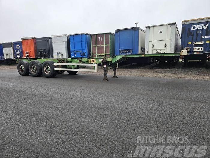 Renders RSCC 12-27cc | 3 AXLE CONTAINER CHASSIS | 40 FT 2X Containerauflieger
