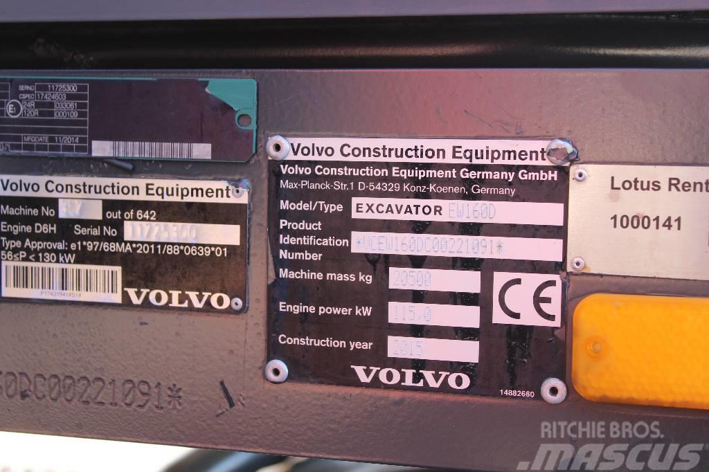 Volvo EW 160 D / Novatron 3D, Kärry, Uudet renkaat, YM! Mobilbagger