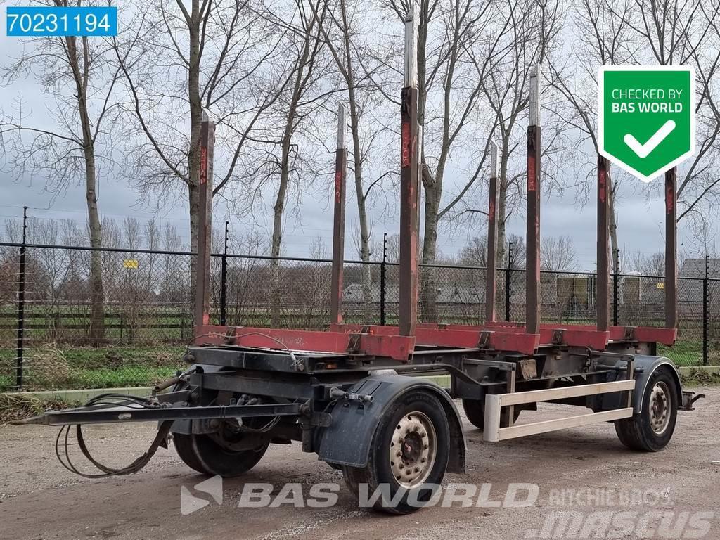  Pavic HTA 18 2 axles Holztransport Wood SAF Holzanhänger