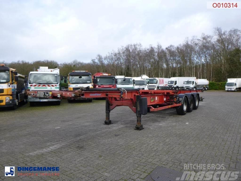 Asca 3-axle container trailer Containerauflieger