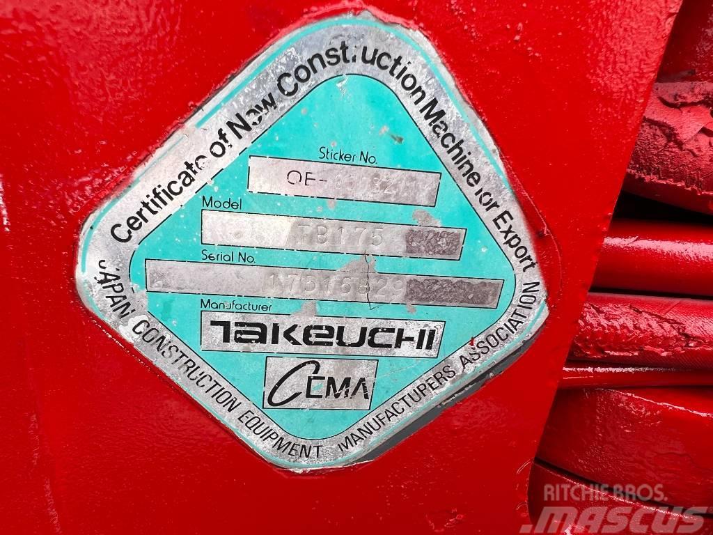 Takeuchi TB175 Midibagger  7t - 12t
