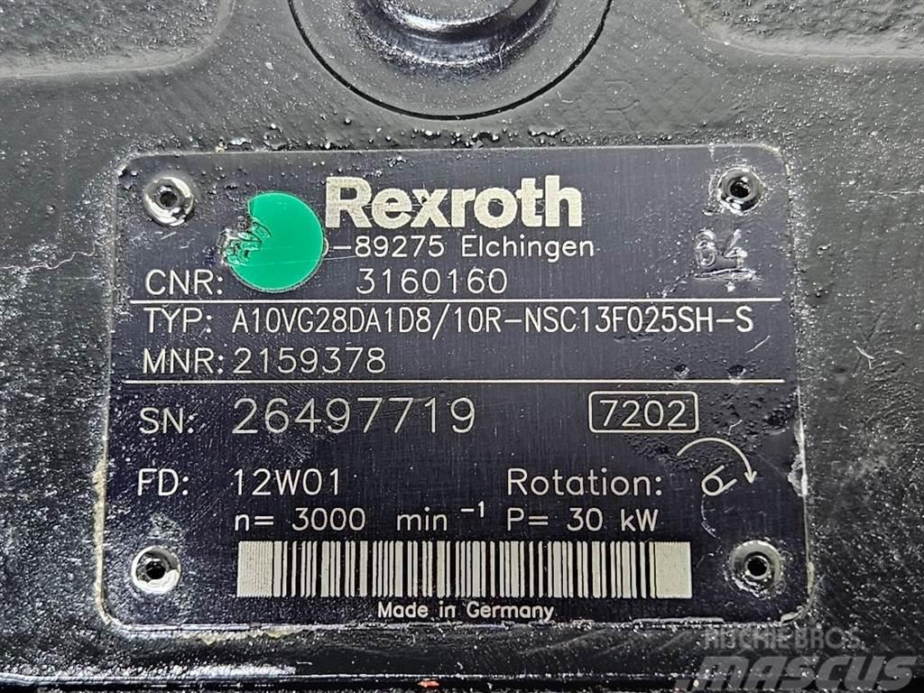 Rexroth A10VG28DA1D8/10R-Drive pump/Fahrpumpe/Rijpomp Hydraulik