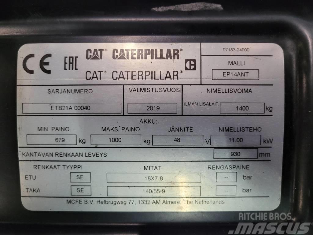 CAT EP14 ANT Elektro Stapler