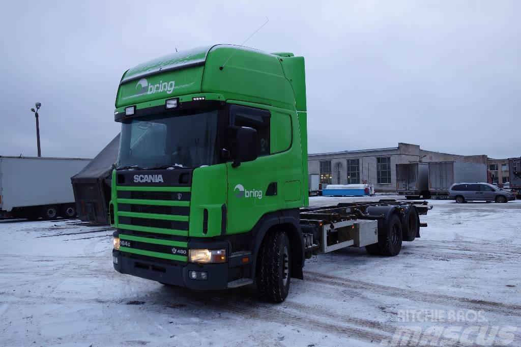 Scania R164 GB6X2NB 480 Containerwagen