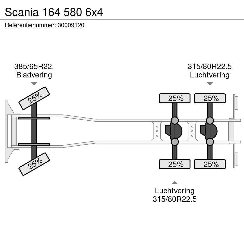 Scania 164 580 6x4 Wechselfahrgestell