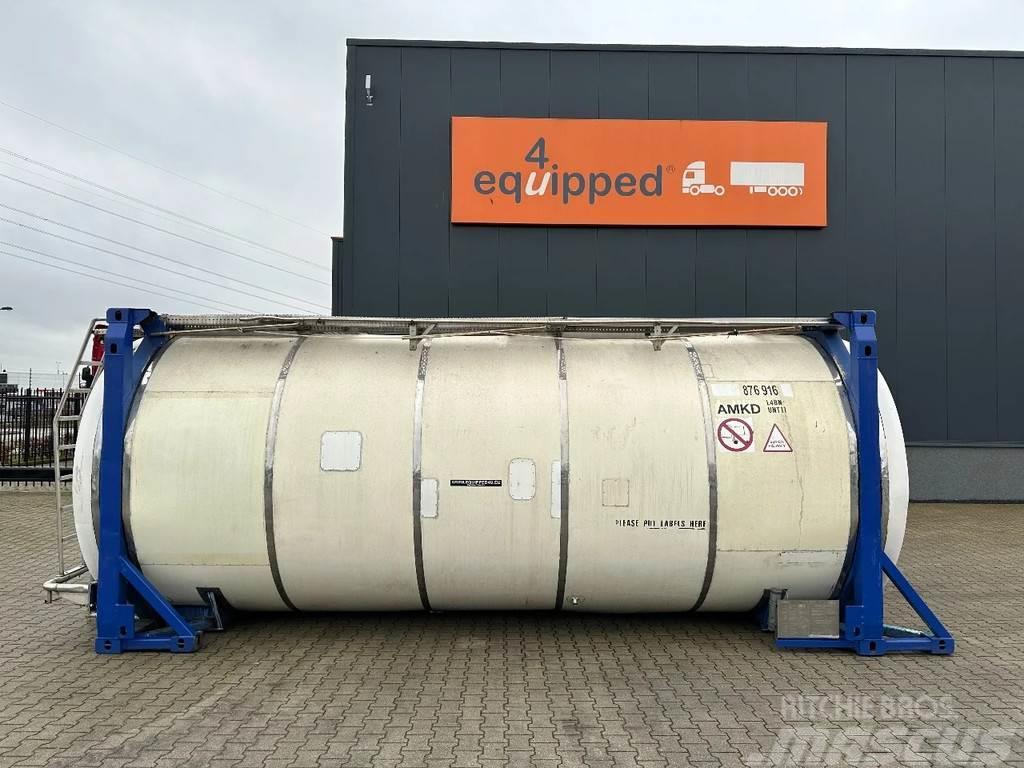 Van Hool 20FT SWAPBODY 30.900L, UN PORTABLE T11, 5Y+CSC ins Tankcontainer 