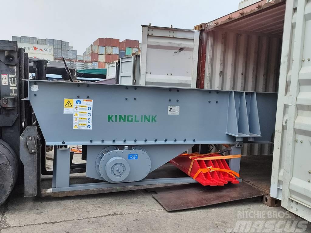 Kinglink ZSW-380x96 Heavy-Duty Vibrating Grizzly Feeder Feeder
