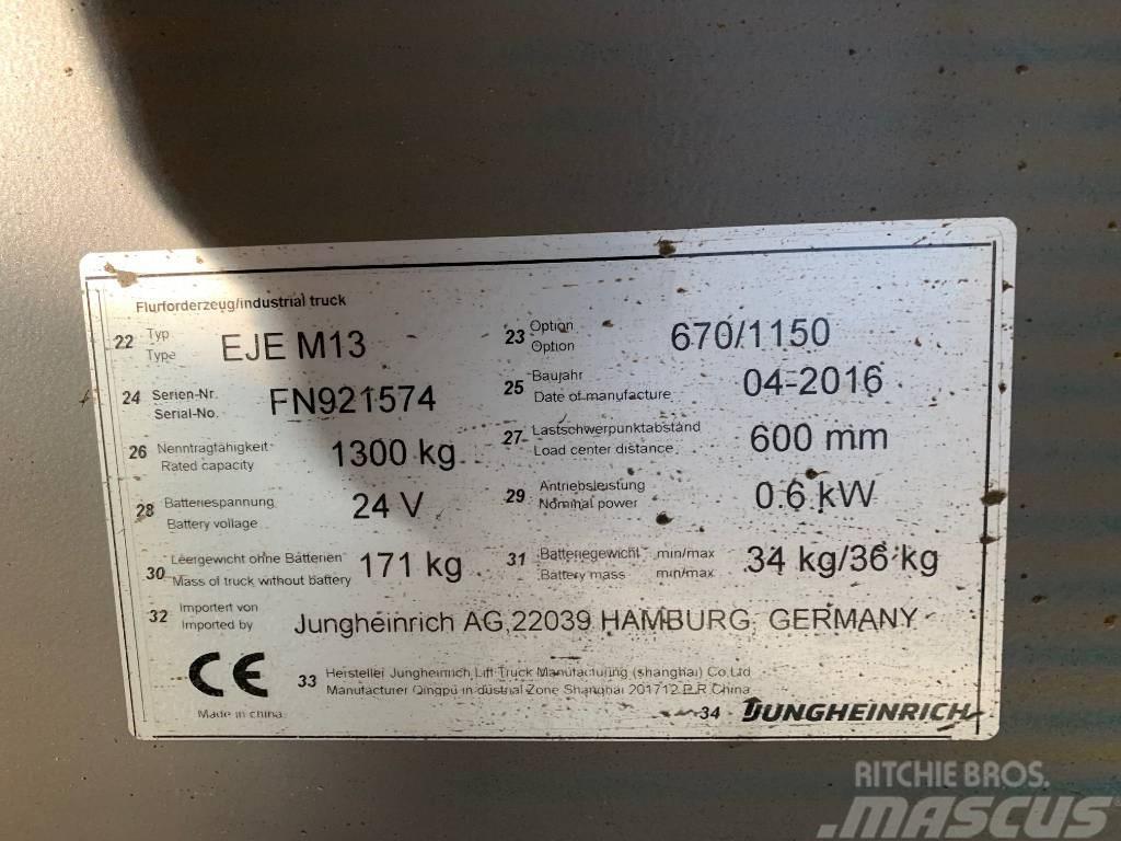 Jungheinrich EJE M13 Niedergabelstapler