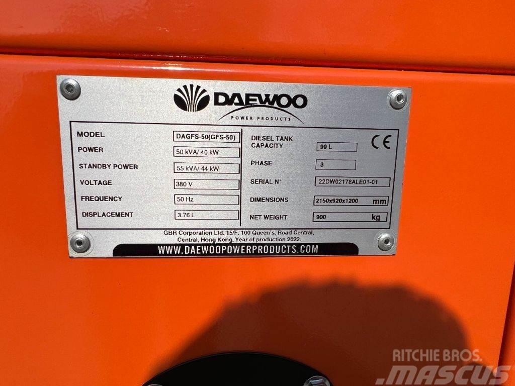 Daewoo DAGFS-50 generator Diesel Generatoren