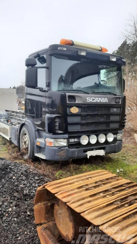 Scania R124LB6x2 Pritschenwagen/Pritschenwagen mit Seitenklappe