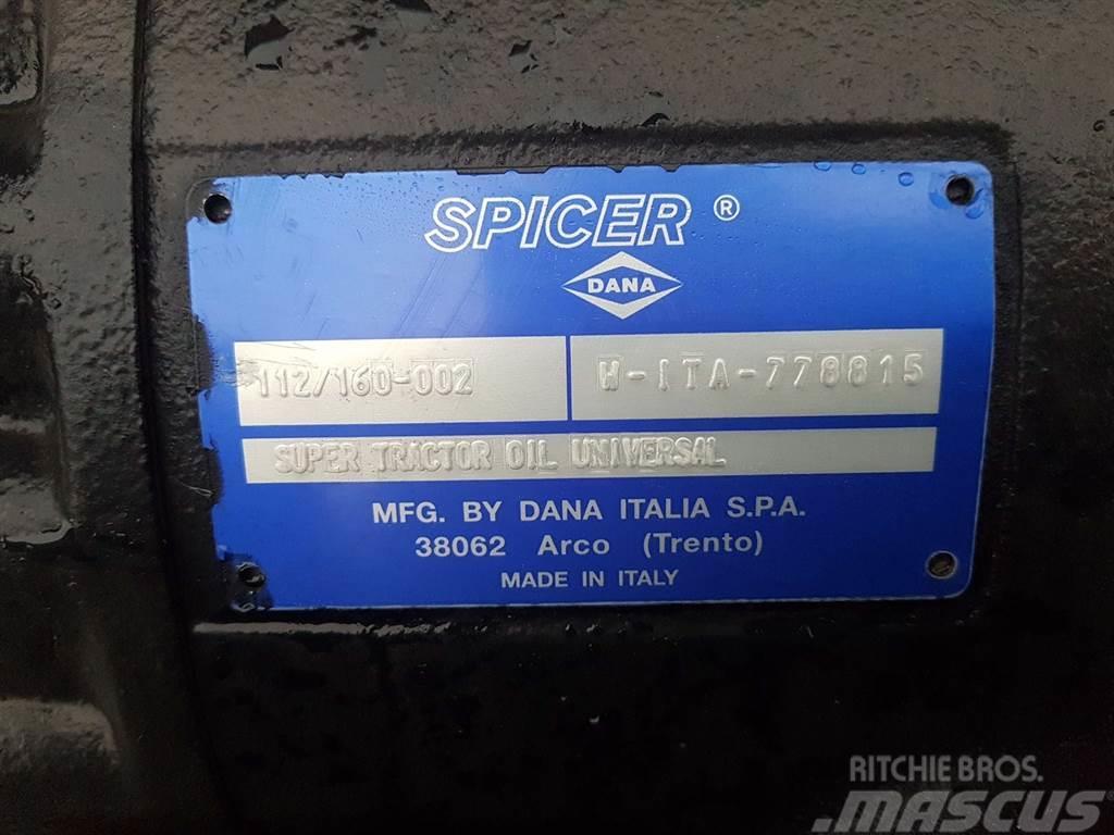 Redrock TH301-Spicer Dana 112/160-002-Axle/Achse/As LKW-Achsen