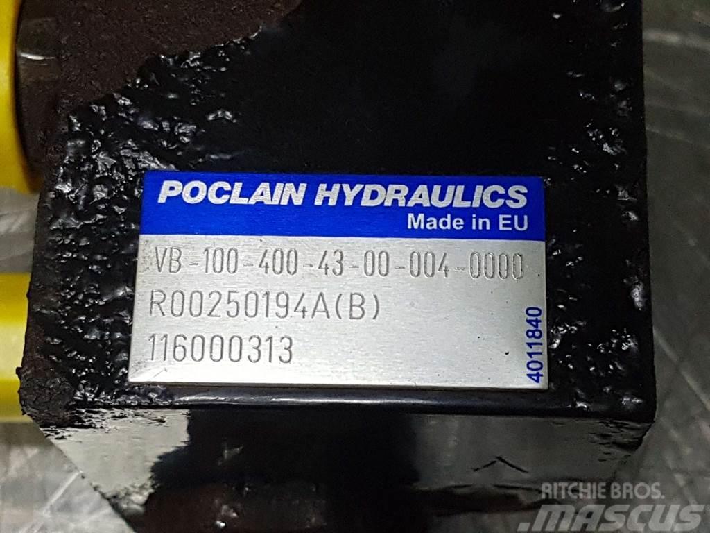 Ahlmann AZ210E-Poclain VB-100-400-43-00-004-Valve/Ventile Hydraulik