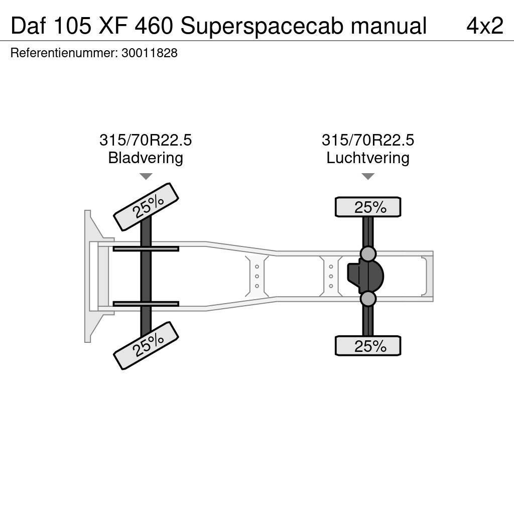 DAF 105 XF 460 Superspacecab manual Sattelzugmaschinen
