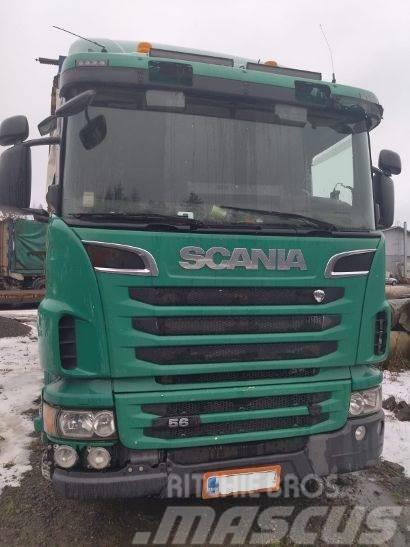 Scania 560 +Laurell Holztransportanhänger